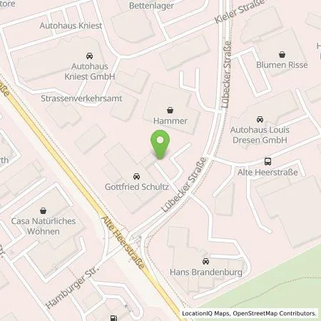 Standortübersicht der Tankstelle Gottfried Schultz Automobilhandels SE in 41540 Dormagen