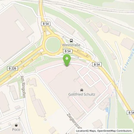 Standortübersicht der Tankstelle Gottfried Schultz Automobilhandels SE in 58089 Hagen