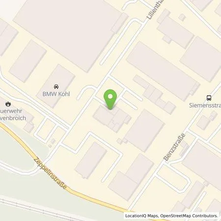 Standortübersicht der Tankstelle Gottfried Schultz Automobilhandels SE in 41515 Grevenbroich