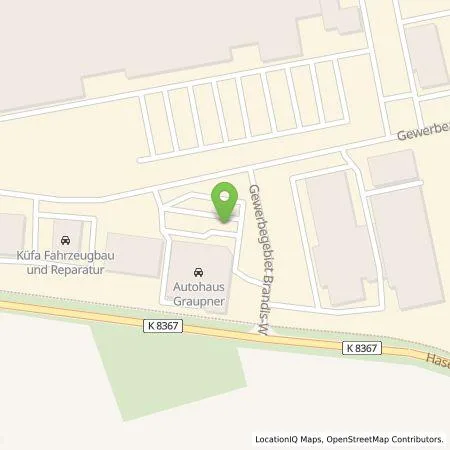 Standortübersicht der Tankstelle Graupner GmbH in 04821 Brandis