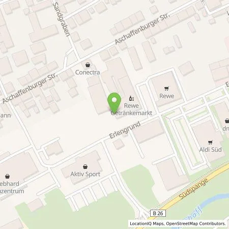 Standortübersicht der Tankstelle Günter Schmitt GmbH & Co.KG in 63773 Goldbach