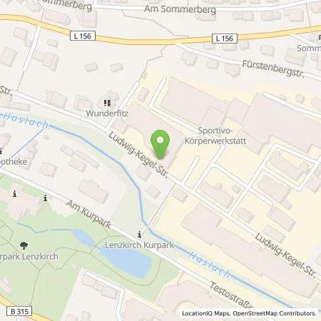 Standortübersicht der Tankstelle H. und H. Wittmer GmbH in 79853 Lenzkirch