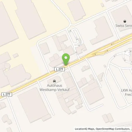 Standortübersicht der Tankstelle Hans Westkamp GmbH & Co KG in 50226 Frechen