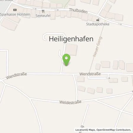 Standortübersicht der Tankstelle Heinrich Berg e.K. in 23774 Heiligenhafen