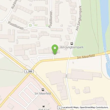 Standortübersicht der Tankstelle Heinrich Rheims GmbH & Co.KG in 47445 Moers