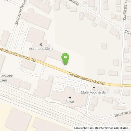 Standortübersicht der Tankstelle Hermann Klein GmbH & Co.KG in 34233 Fuldatal