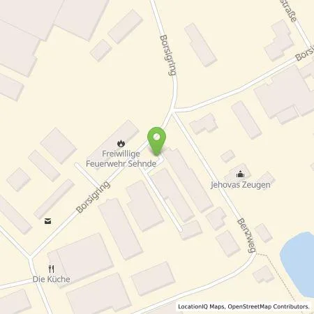 Standortübersicht der Tankstelle Holzbrecher Automobile GmbH & Co.KD in 31319 Sehnde