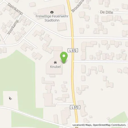 Standortübersicht der Tankstelle Knubel GmbH & Co. KG in 48703 Stadtlohn