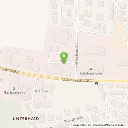 Standortübersicht der Tankstelle Osenstätter Kraftfahrzeuge GmbH in 83278 Traunstein