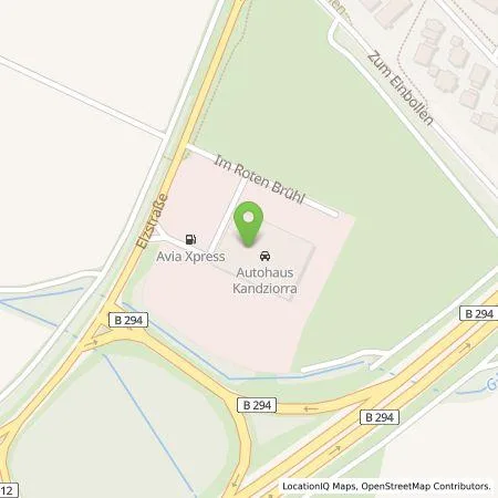 Standortübersicht der Tankstelle Peter Kandziorra KG in 79211 Denzlingen