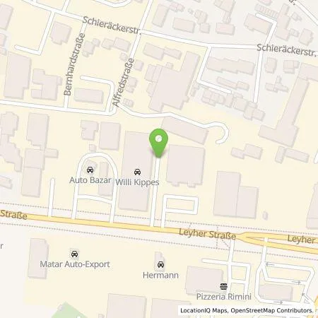 Standortübersicht der Tankstelle Pillenstein Kippes GmbH in 90431 Nürnberg