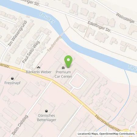 Standortübersicht der Tankstelle Premium Car Center GmbH & Co. KG in 97980 Bad Mergentheim