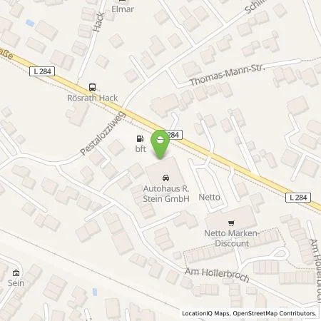 Standortübersicht der Tankstelle Richard Stein GmbH & Co. KG in 51503 Rösrath