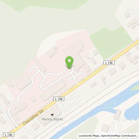 Standortübersicht der Tankstelle Richard Stein GmbH & Co. KG in 51766 Engelskirchen