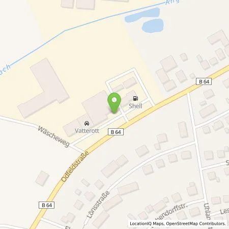 Standortübersicht der Tankstelle Rudolf Vatterott GmbH in 37632 Eschershausen