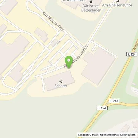 Standortübersicht der Tankstelle Scherer GmbH & Co. KG, Homburg in 66538 Neunkirchen