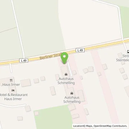 Standortübersicht der Tankstelle Schmelling Automobile GmbH in 03099 Kolitz