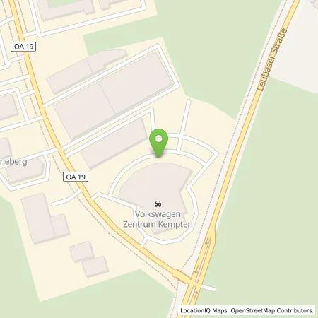 Standortübersicht der Tankstelle Autohaus Seitz GmbH in 87437 Kempten (Allgäu)