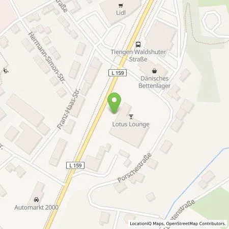 Standortübersicht der Tankstelle Stoll GmbH in 79761 Waldshut-Tiengen