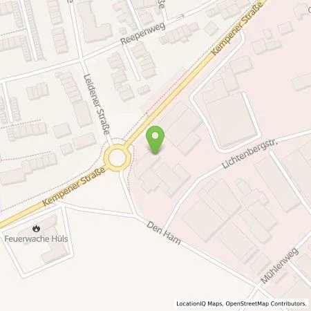 Standortübersicht der Tankstelle Tölke&Fischer GmbH & Co. KG in 47839 Krefeld