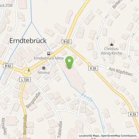 Standortübersicht der Tankstelle Völkel GmbH in 57339 Erndtebrück