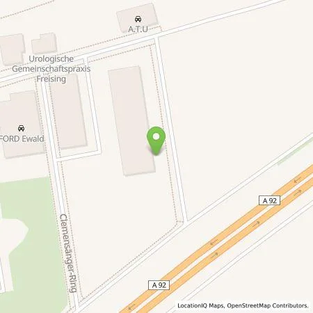 Standortübersicht der Tankstelle Volkswagen Deutschland GmbH & Co. KG in 85356 Freising