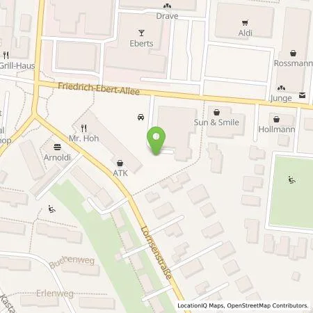 Standortübersicht der Tankstelle Werner Ahlfeld (GmbH & Co.) KG in 22869 Schenefeld