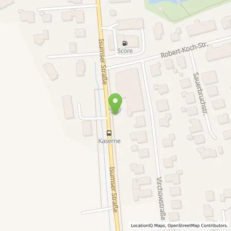 Standortübersicht der Tankstelle Werner Brumm GmbH in 26409 Wittmund