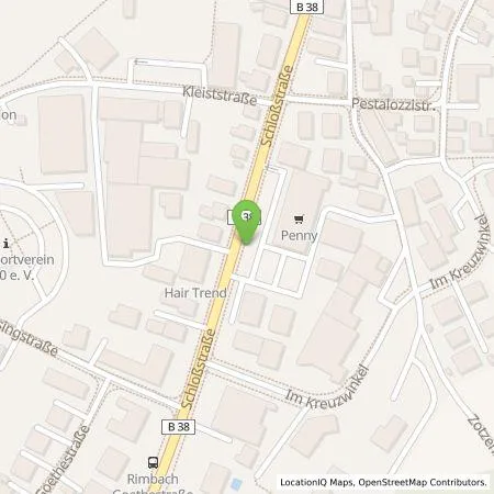 Standortübersicht der Tankstelle Shell Deutschland GmbH in 64668 Rimbach