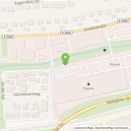 Standortübersicht der Tankstelle Georg Jos. Kaes GmbH in 73430 Aalen