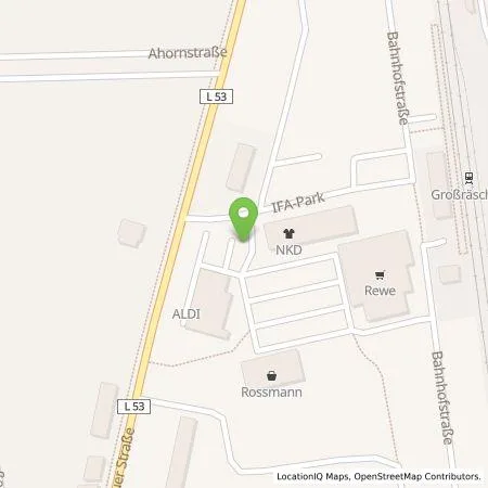 Standortübersicht der Tankstelle Shell Deutschland GmbH in 01983 Großräschen