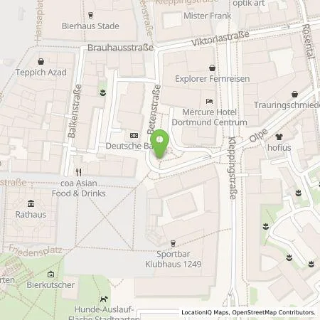 Standortübersicht der Tankstelle E.ON Drive Infrastructure GmbH in 44135 Dortmund
