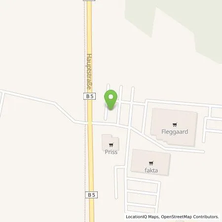 Standortübersicht der Tankstelle E.ON Drive Infrastructure GmbH in 25923 Süderlügum