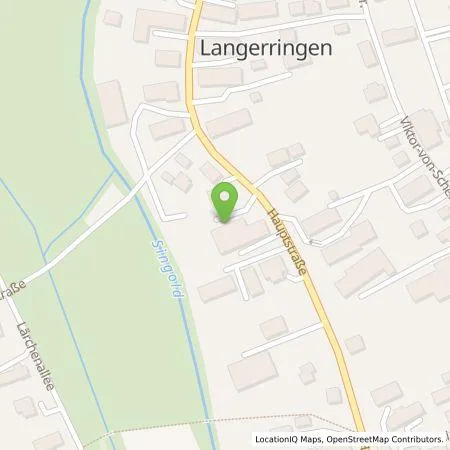 Standortübersicht der Tankstelle Georg Jos. Kaes GmbH in 86853 Langerringen