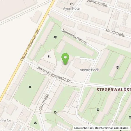 Standortübersicht der Tankstelle Pluq Assets BV in 51063 Köln