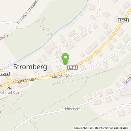 Standortübersicht der Tankstelle Westenergie Metering GmbH in 55442 Stromberg