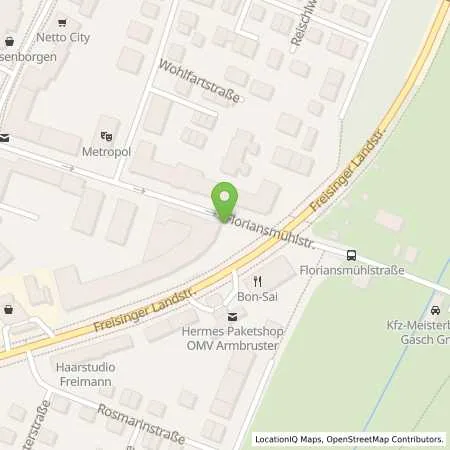 Standortübersicht der Tankstelle SWM Versorgungs GmbH in 80939 München