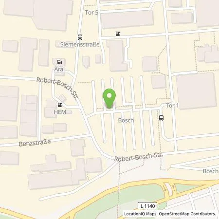 Standortübersicht der Tankstelle Robert Bosch GmbH in 71701 Schwieberdingen