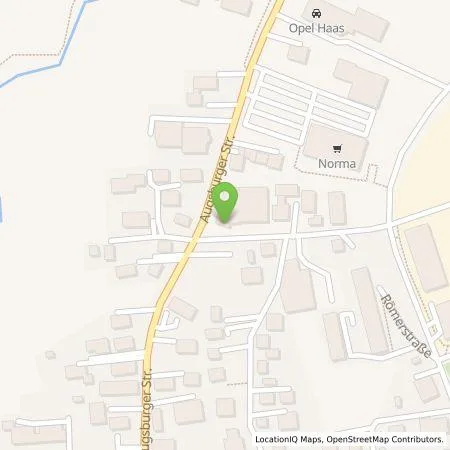 Standortübersicht der Tankstelle Autohaus Bunz e.K. in 86830 Schwabmünchen