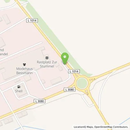 Standortübersicht der Tankstelle BekleidungFabrik Heiner Bessmann seit 1898 GmbH & Co. KG in 37339 Breitenworbis