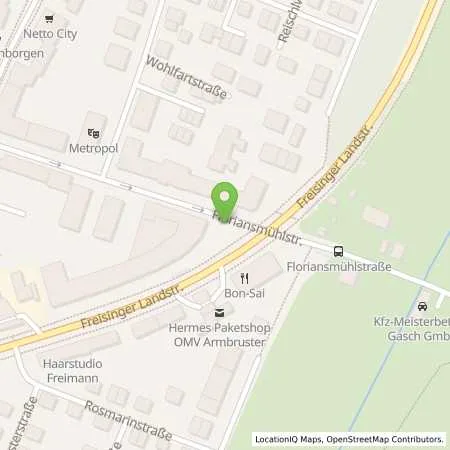 Standortübersicht der Tankstelle SWM Versorgungs GmbH in 80939 München