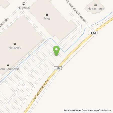 Standortübersicht der Tankstelle Allego GmbH in 38855 Wernigerode