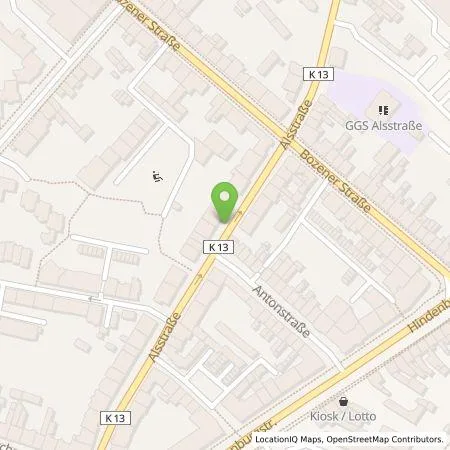 Standortübersicht der Tankstelle HOCHTIEF Ladepartner GmbH in 41063 Mönchengladbach