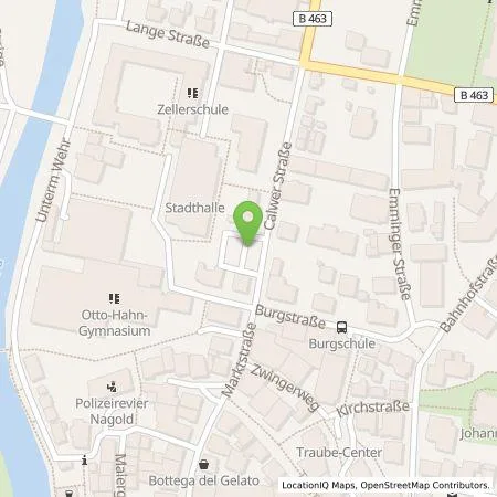 Standortübersicht der Tankstelle ecowerk e-charge GmbH in 72202 Nagold