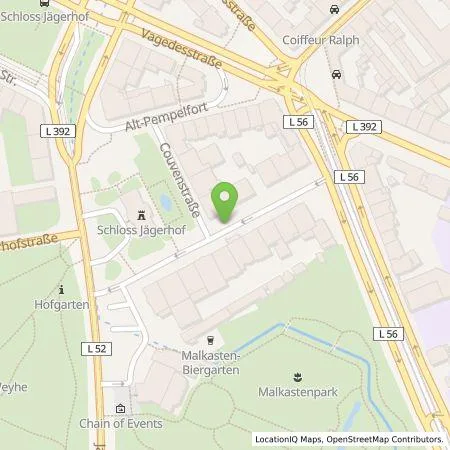 Standortübersicht der Tankstelle Stadtwerke Düsseldorf AG in 40211 Düsseldorf