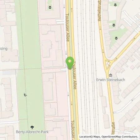 Standortübersicht der Tankstelle Stadtwerke Düsseldorf AG in 40211 Düsseldorf