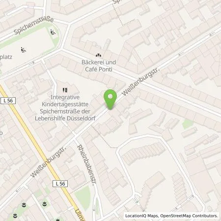 Standortübersicht der Tankstelle Stadtwerke Düsseldorf AG in 40476 Düsseldorf