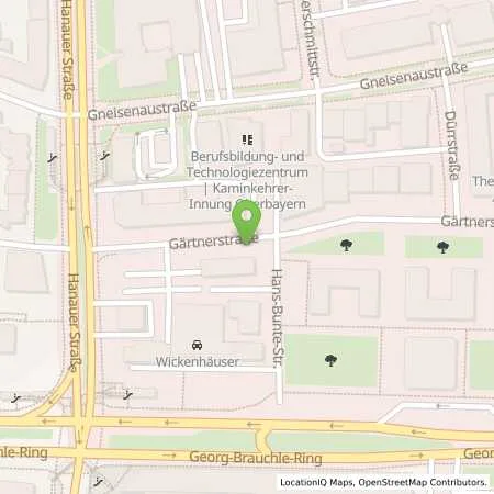 Standortübersicht der Tankstelle SWM Versorgungs GmbH in 80992 München