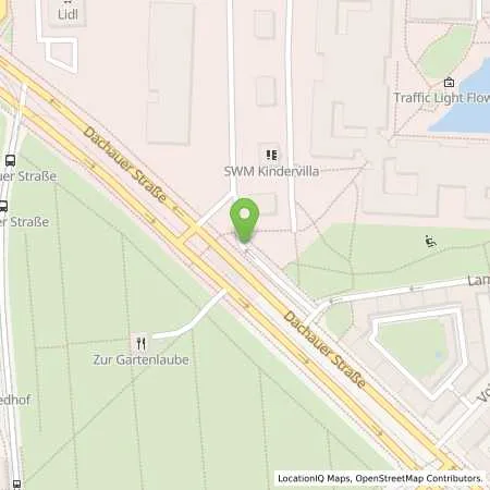 Standortübersicht der Tankstelle SWM Versorgungs GmbH in 80992 München