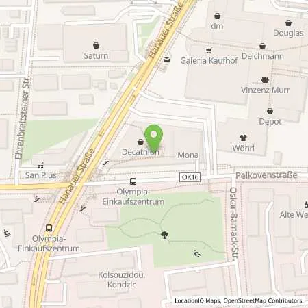 Standortübersicht der Tankstelle Park One GmbH in 80992 München